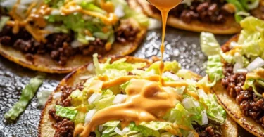 Delicious Big Mac Tacos served on a plate