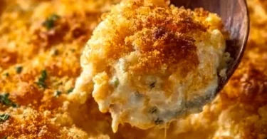 Dolly Parton’s 5-Ingredient Casserole served in a dish