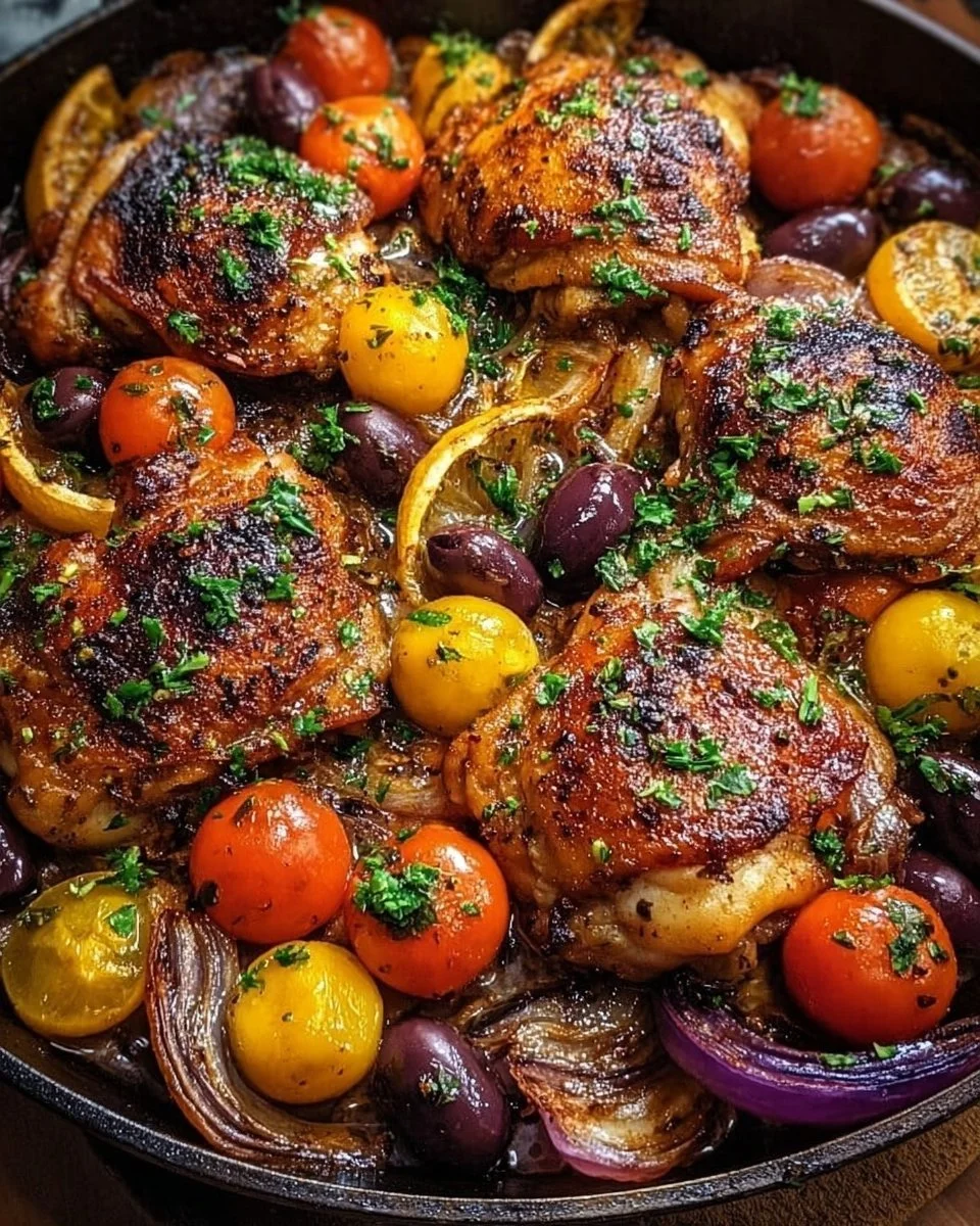 Easy One-Pan Mediterranean Chicken with Juicy, Bold Flavors