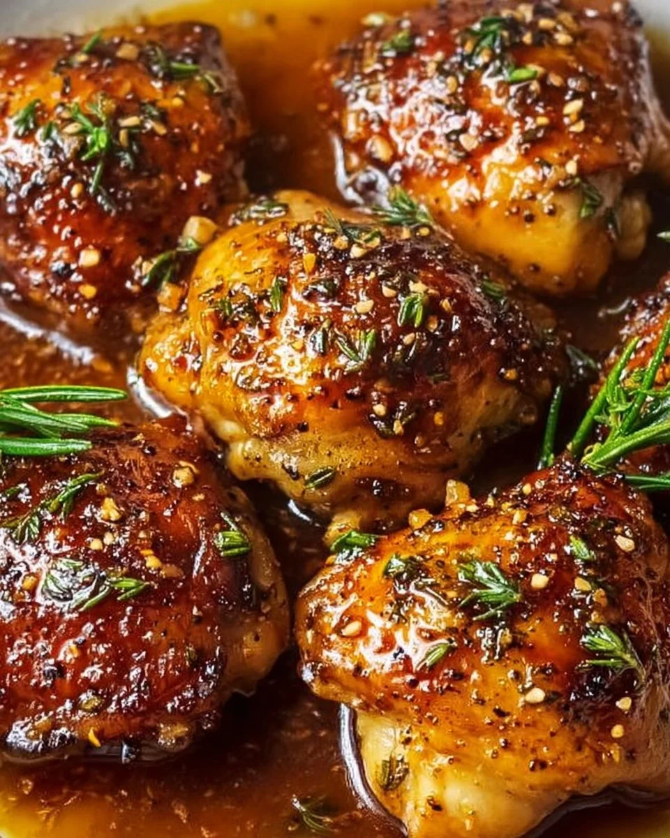 Delicious fall-off-the-bone chicken thighs, perfect for family dinners