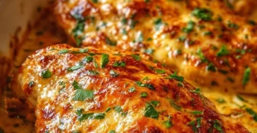 Delicious melt in your mouth chicken served with herbs and spices.