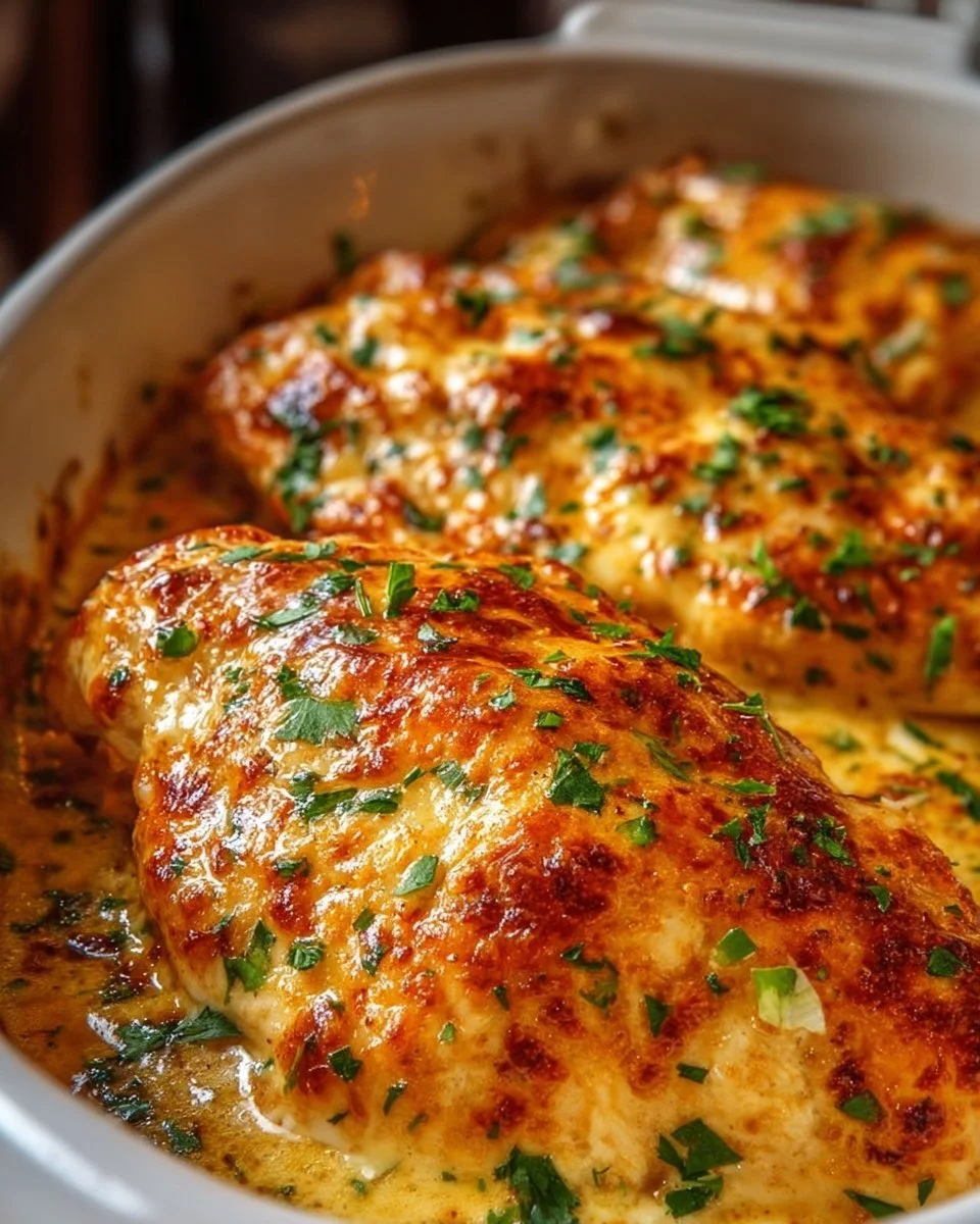 Delicious melt in your mouth chicken served with herbs and spices.