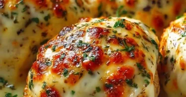 Melted mozzarella and ranch chicken bombs ready to eat