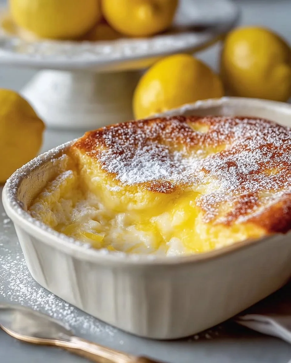 One-Bowl Lemon Cake with lemon slices on top