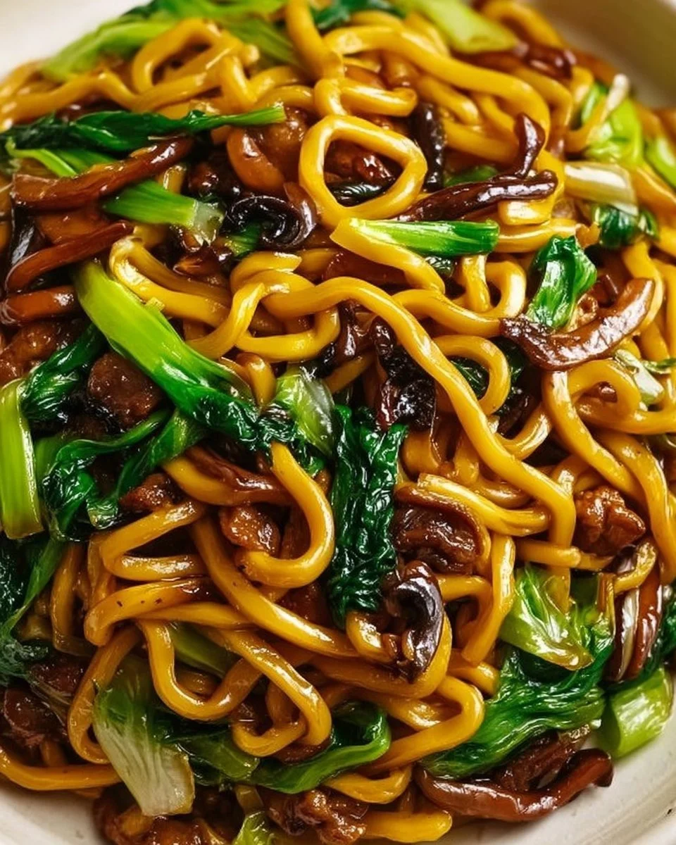 Savory Shanghai Fried Noodles You Can Easily Customize