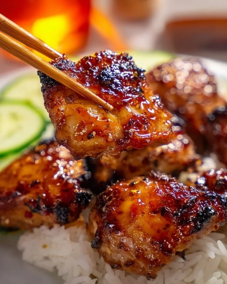 Sticky Sweet Chili Chicken Thighs