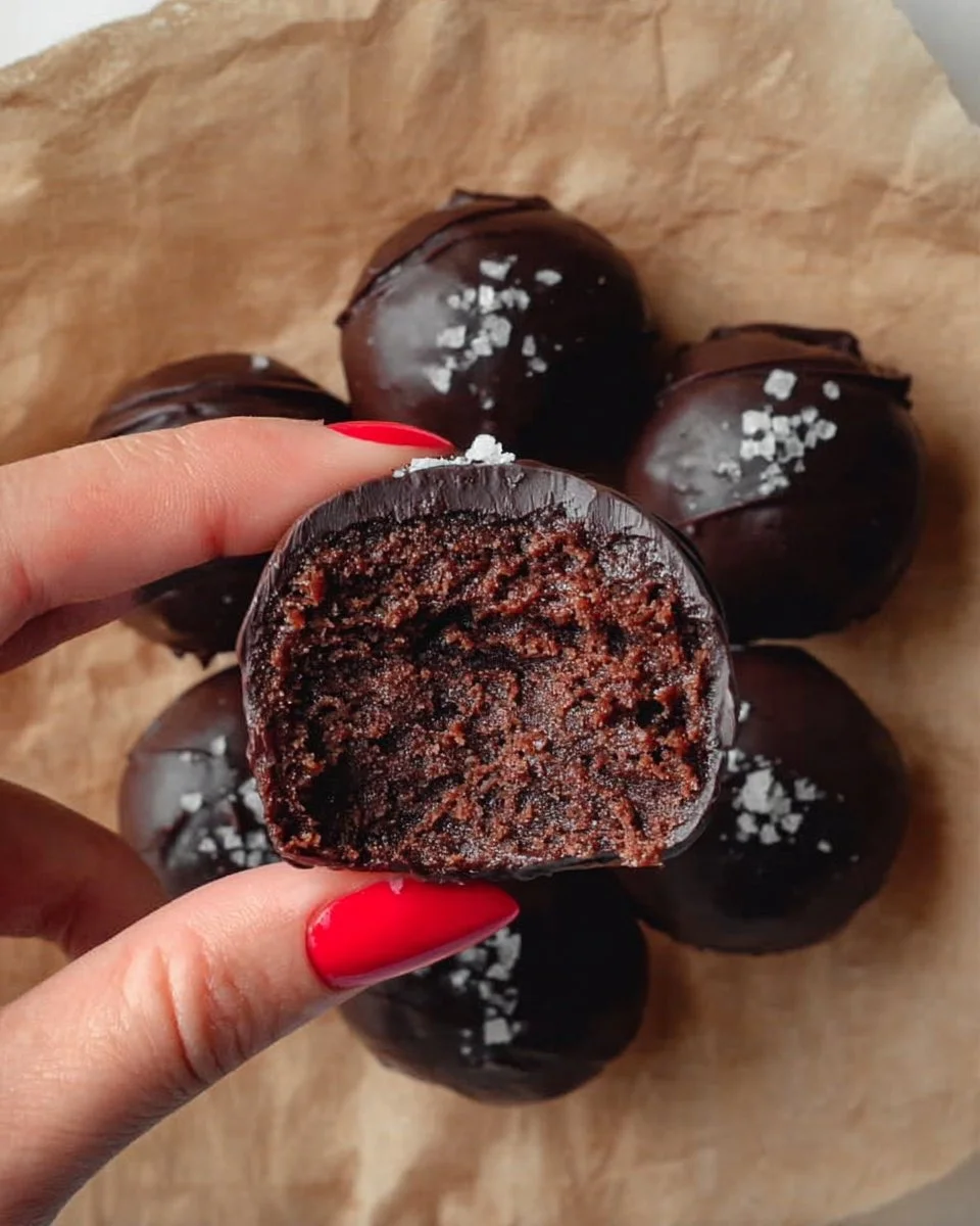 Delicious viral healthy brownie balls made from nutritious ingredients